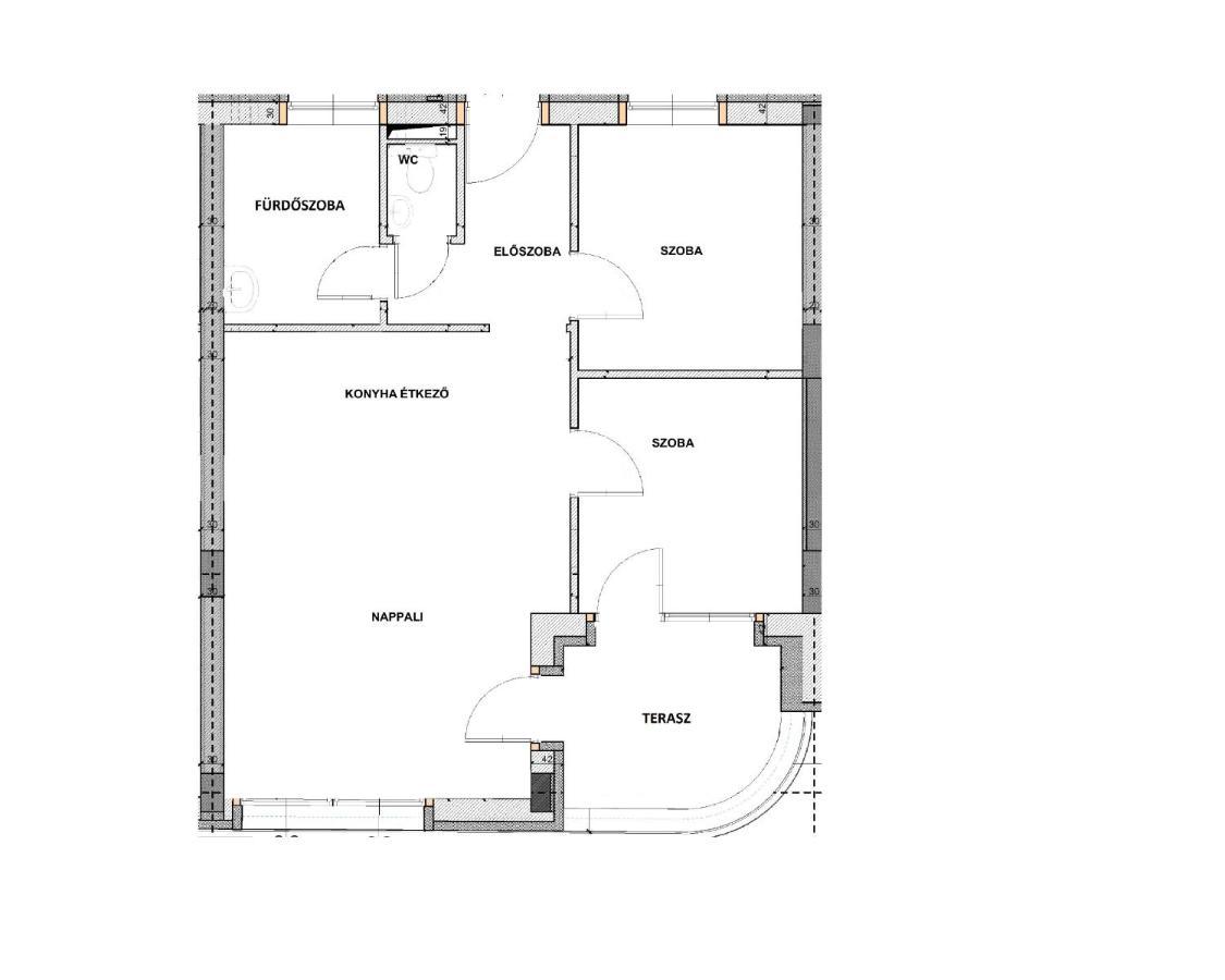 Hatvan Corner Apartments Дебрецен Екстер'єр фото